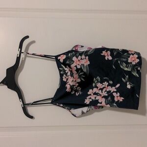 Navy Floral Victoria's Secret Tank